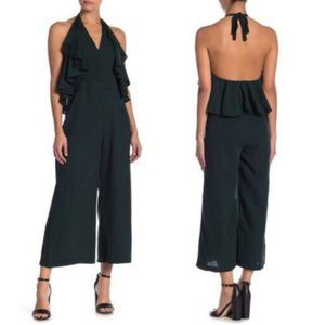 Romeo & Juliet Couture | Ruffle Halter Jumpsuit M